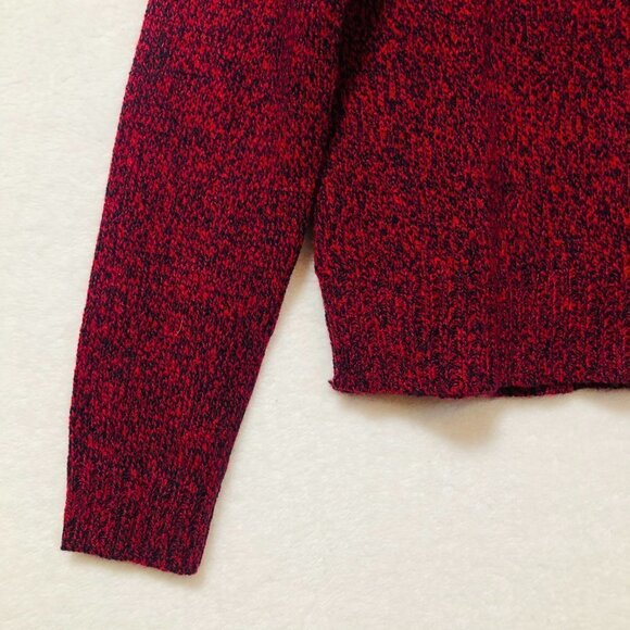 Divided by H&M Black and Red Knit Boxy Crewneck Sweater Size XS - Picture 2 of 10